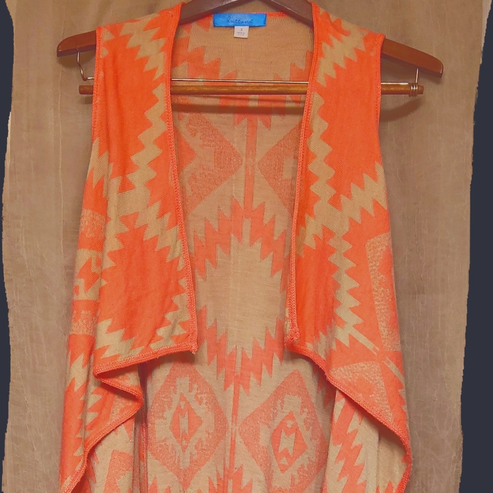 Buttons Aztec Duster Size Small